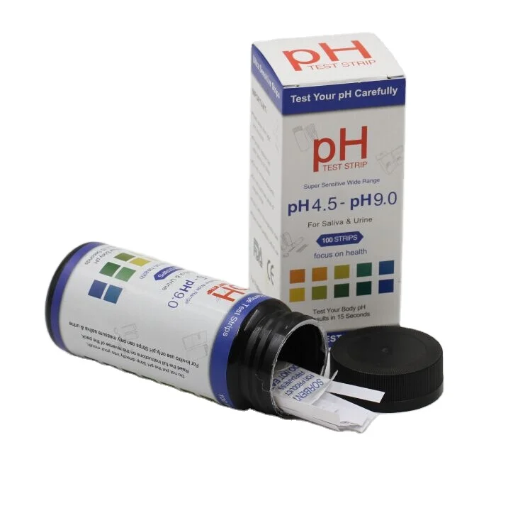 pH 0-14 test strip pH 4.5-9.0 test strip  Hot Sale loss weight pH urine test strips