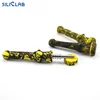 Silicone Honey Straw Smoking Pipe Unbreakable Titanium Smoking With Titanium Nail Tip