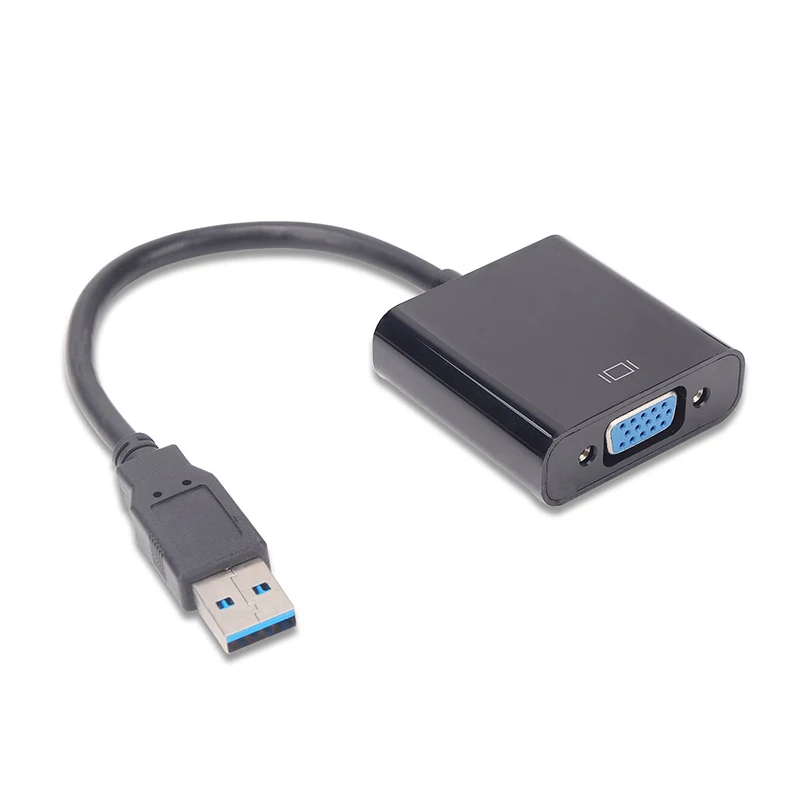 

Reliable Quality USB 3.0 Male to VGA Female Adapter Cable for Windows 7/8
