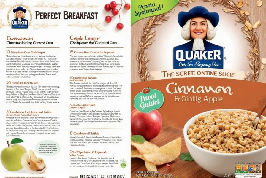 quaker oats cinnamon and apple