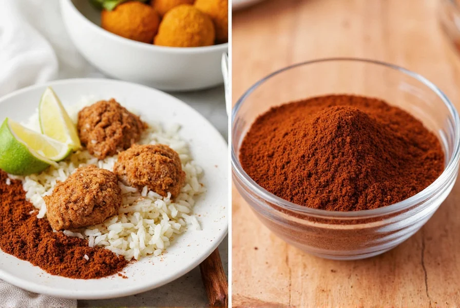 Bowl of dark red mole sauce