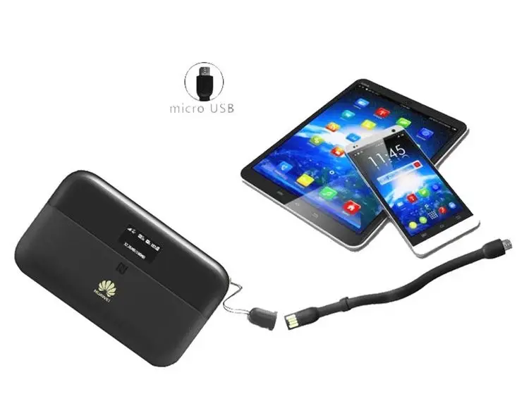 

Unlocked Huawei E5885 CAT6 300Mbps 4G wifi router 6400mAh power bank hotspot E5885Ls-93a