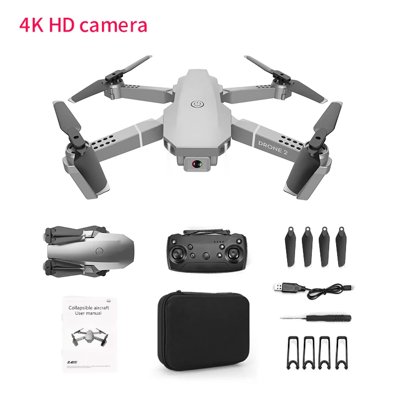 

Made in China Folding remote control drone HD 4K dual camera aircraft four-axis aerial camera cross-border remote control toy