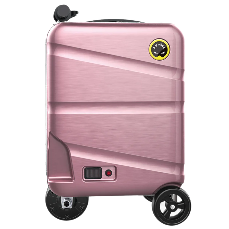 

2020 Summer New Product luggage travel trolley scooter suitcase bag carry case scooter, White/black/pink