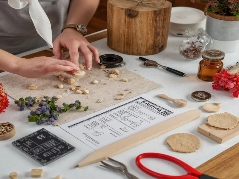 Step-by-step craft tutorial interface with material checklist