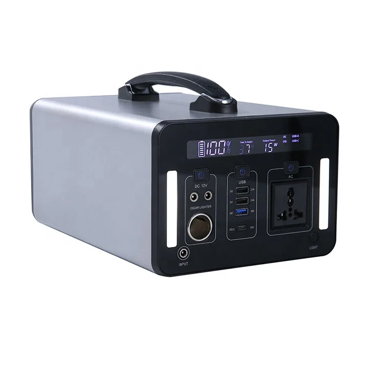

Universal 220V Ac Output Camping 1000Wh Portable Power Station Lithium Ion Battery Solar Powered Power Station