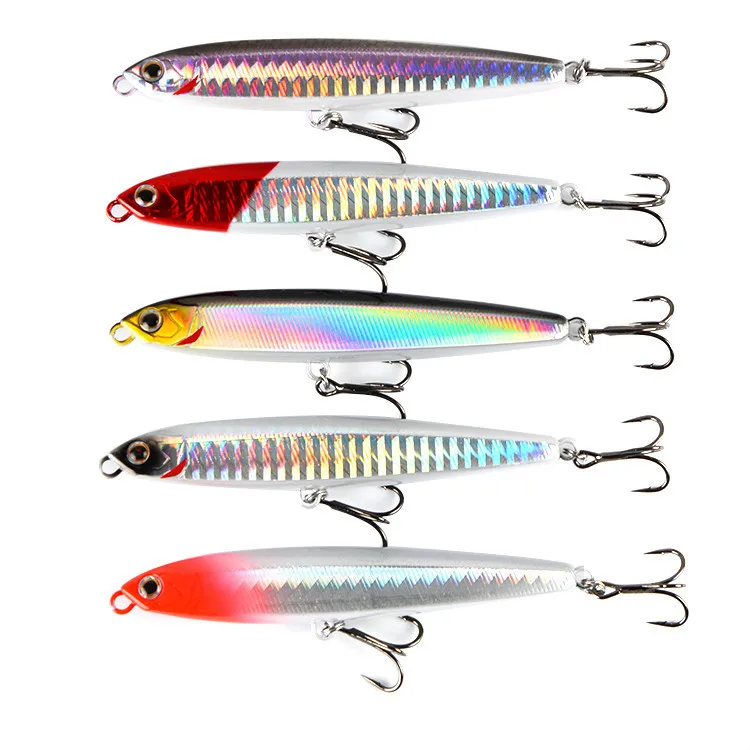 

Fishing Lure Minnow Lure Wholesale Colorful Hard ABS Fish Bait Artificial Pencil Sinking Lure Suppliers, 18colors