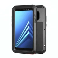 

Love Mei Powerful Outdoor Waterproof Shockproof Aluminum Metal Armor Case For Samsung Galaxy A8 Plus 2018 Case Cover