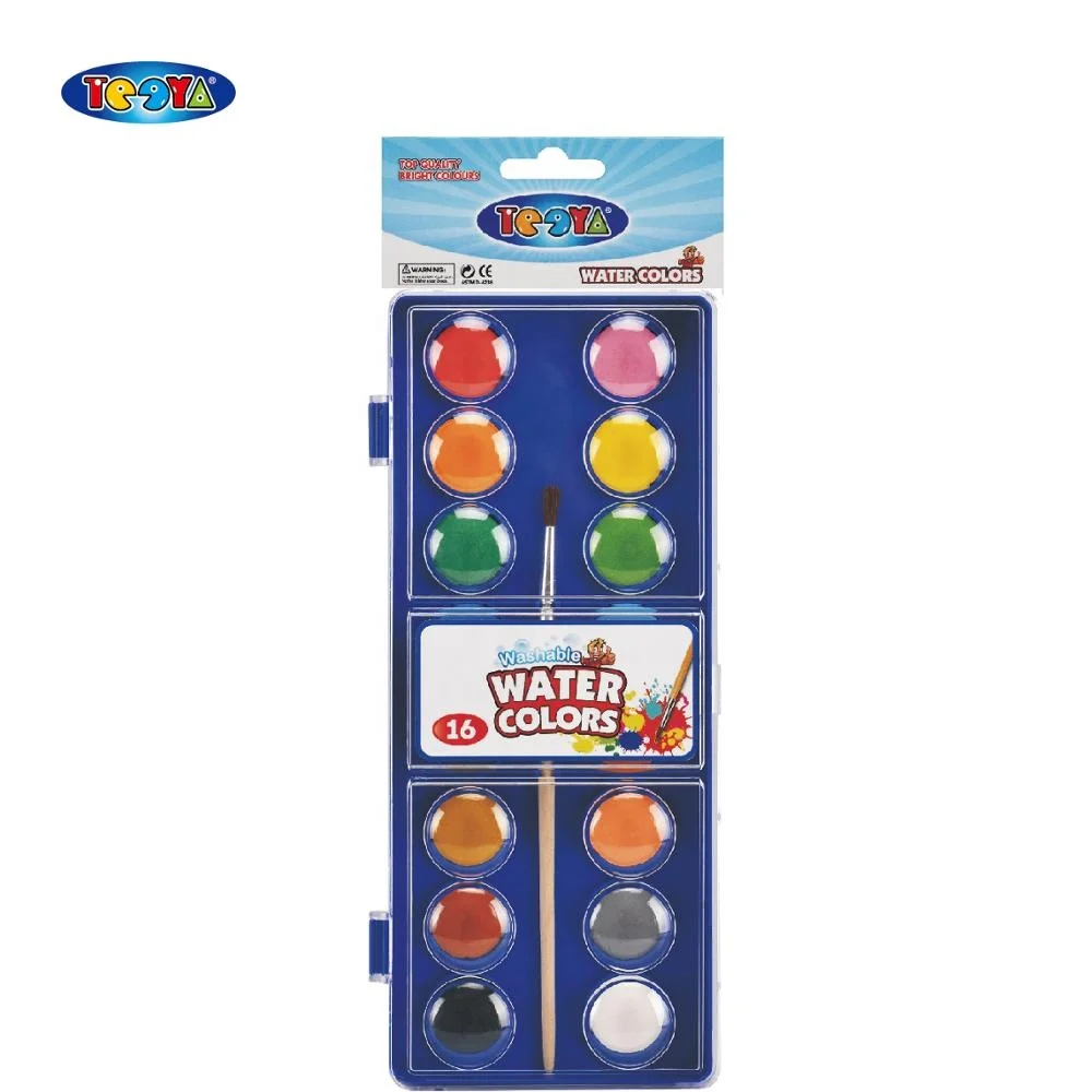 
NEW MOULD BOX PACKAGED 18 COLOR WATER COLOR TABLETS SET 