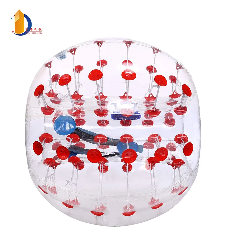 
YUQI Inflatable Bumper Bubble Soccer Ball 0.8mm Eco-Friendly PVC Zorb Ball Human Hamster Ball for Adults and Kids 