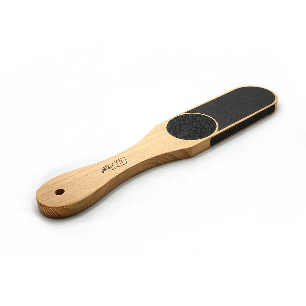 

Custom cheap price personal foot care tools ECO friendly wood callus remover foot file