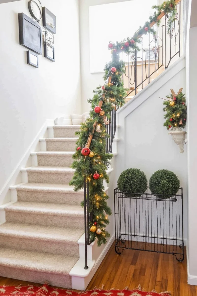 deck the stairs 10 family friendly christmas staircase ideas to spark joy