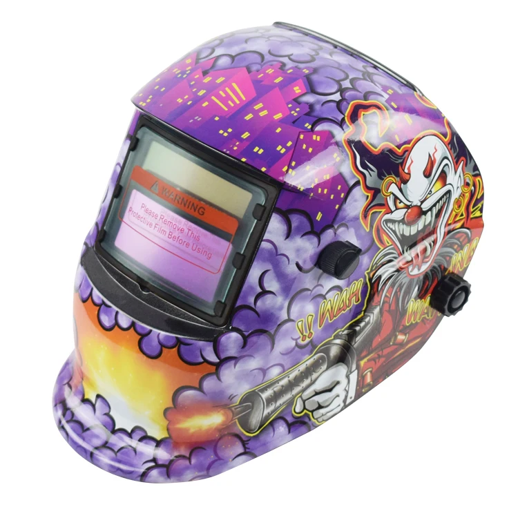 New Products Panoramic True Colour Welding Helmet Pancake Black Hood Right Handed Otos Auto