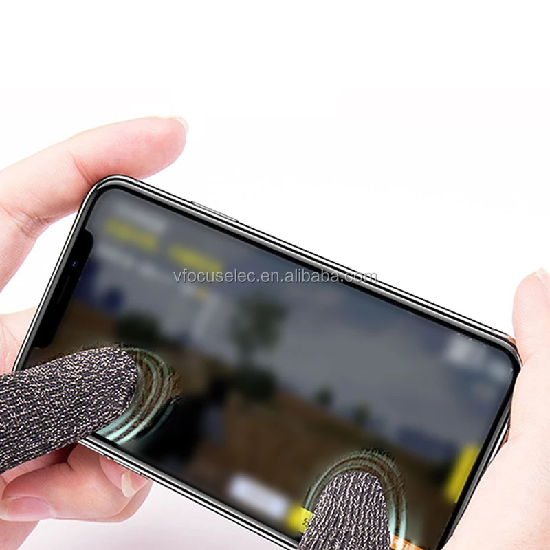 

Non-Slip Finger Sleeves Sweat-Proof Thumb Cover Mobile Phone Accessories Touch Screen Gaming Finger Gloves For Games, Black,grey,blue