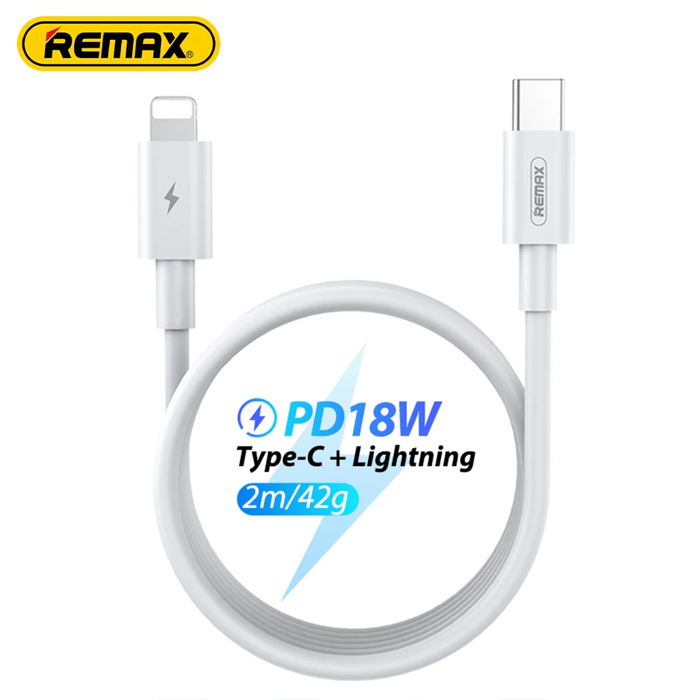 

Remax RC-183 Three options 5A/PD 20w/PD 100w Type C 2M Type-C Fast Usb Cable transmission Data For Lightnings cable