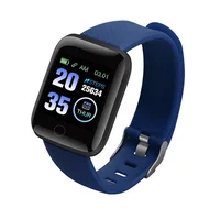 

D13 116 Plus sports smart watch For Android IOS phone Waterproof Heart Rate Tracker Blood Pressure Oxygen Sport Smartwatch