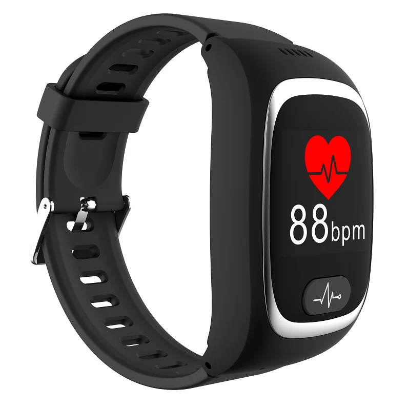 

Body Heat Body Thermometer Watch H66 Smart Watch Sim Card GPS Bluetooth SOS Heart Rate Monitoring Remove Alert Elderly No Camera
