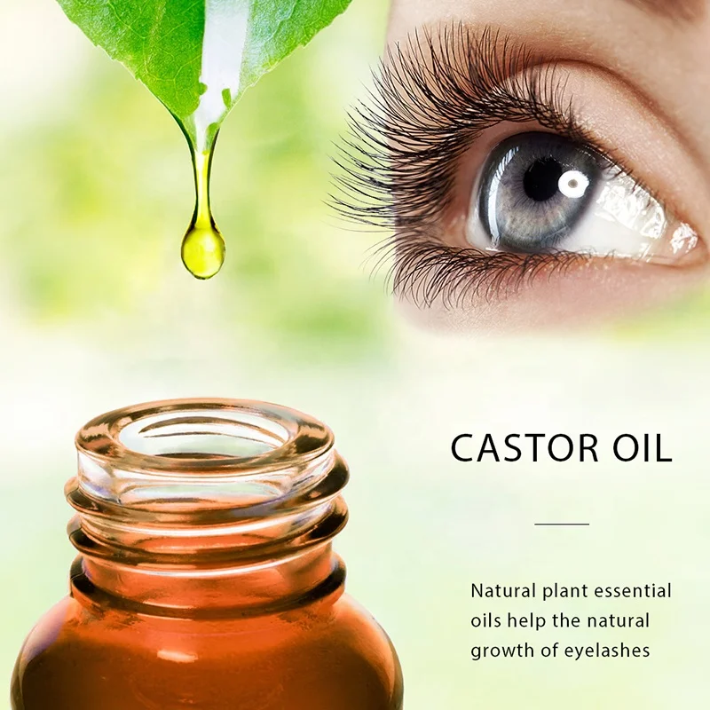 
Professional Eyebrows Eyelash Enhancer Cold Pressed Hexane Free Hair Growth Liquid Castor Oil for Eyelashes Growth 