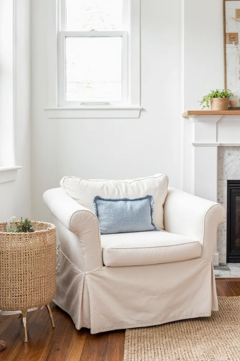 Different fabric swatches for Parsons chairs