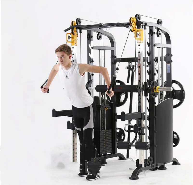 

Best Selling Commercial Gym Multi function Equipment Smith Machine with adjustable bench