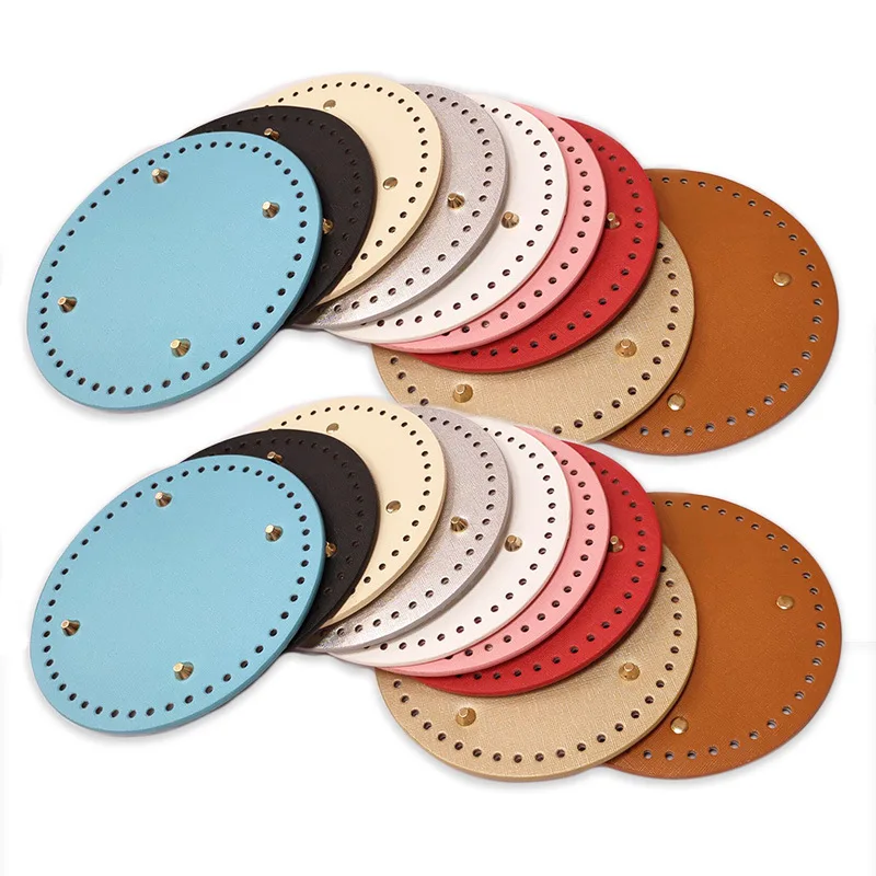 

Hand-woven female bag accessories  pu leather bag bottom thickened board