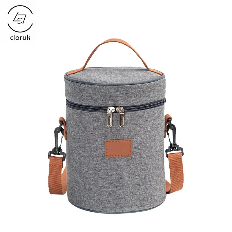 

Factory Direct Lunch Bags for School Kids, Grey blue
