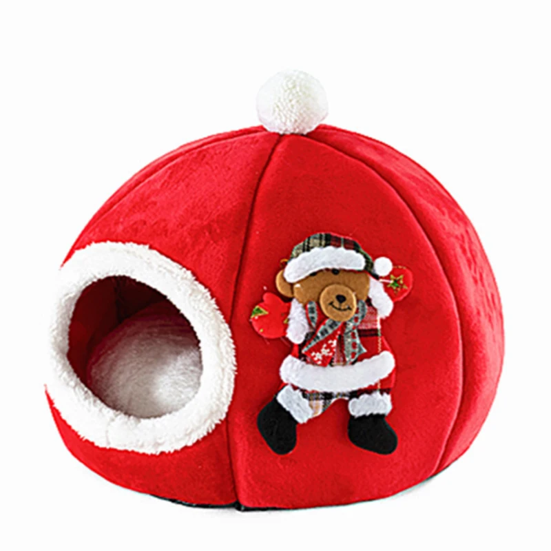 

Pumpkin Hat Shape Tent House Comfortable Animals Cave Nest Sleeping Bag Puppy Home Soft Bed For Dog/Cat, Customized color