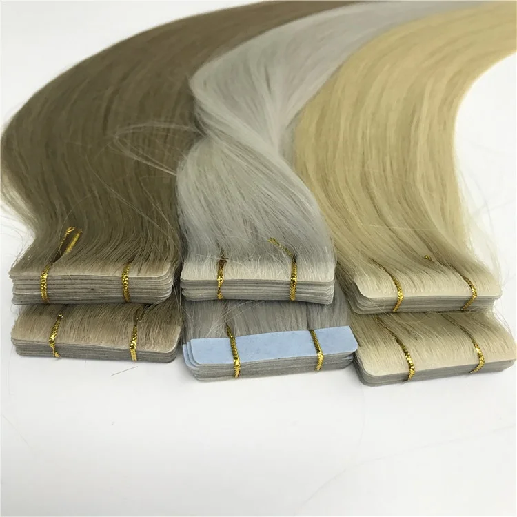 

Invisible Tape In Hair Extensions Hand Tied Injected Tape Weft Human Cuticle Aligned Virgin Hair Vendor Wholesale Samples