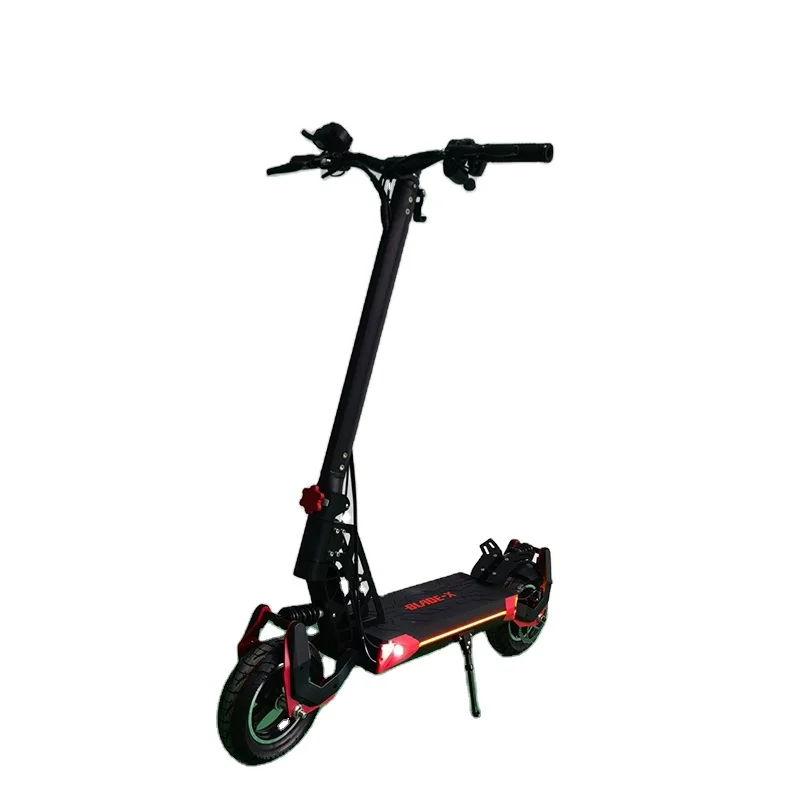 

Blade X Pro High quality 10 inch single/dual motor two wheel fat tire adults off road electric scooter 2400w 800w for adult