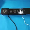 Hidden desktop slipping open power and data socket with Wireless Phone charger/Conference table flush mounted multimedia socket