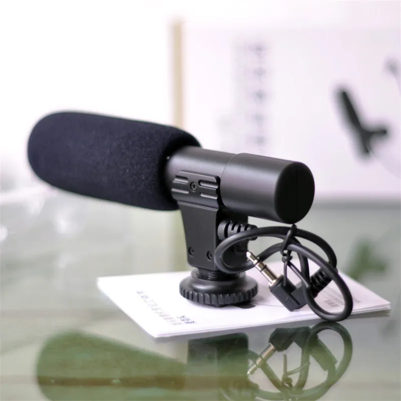 

MIC-01 SLR Camera Microphone Video Camera Stereo Recording Mic for DV Digital Camera Camcorder Professional Microfono