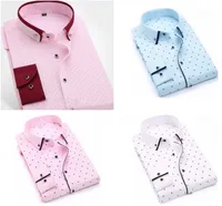 

Men Vintage Button Up Shirt Maroon Cotton Mens Dress Shirt European Collar Men Bowling Shirts