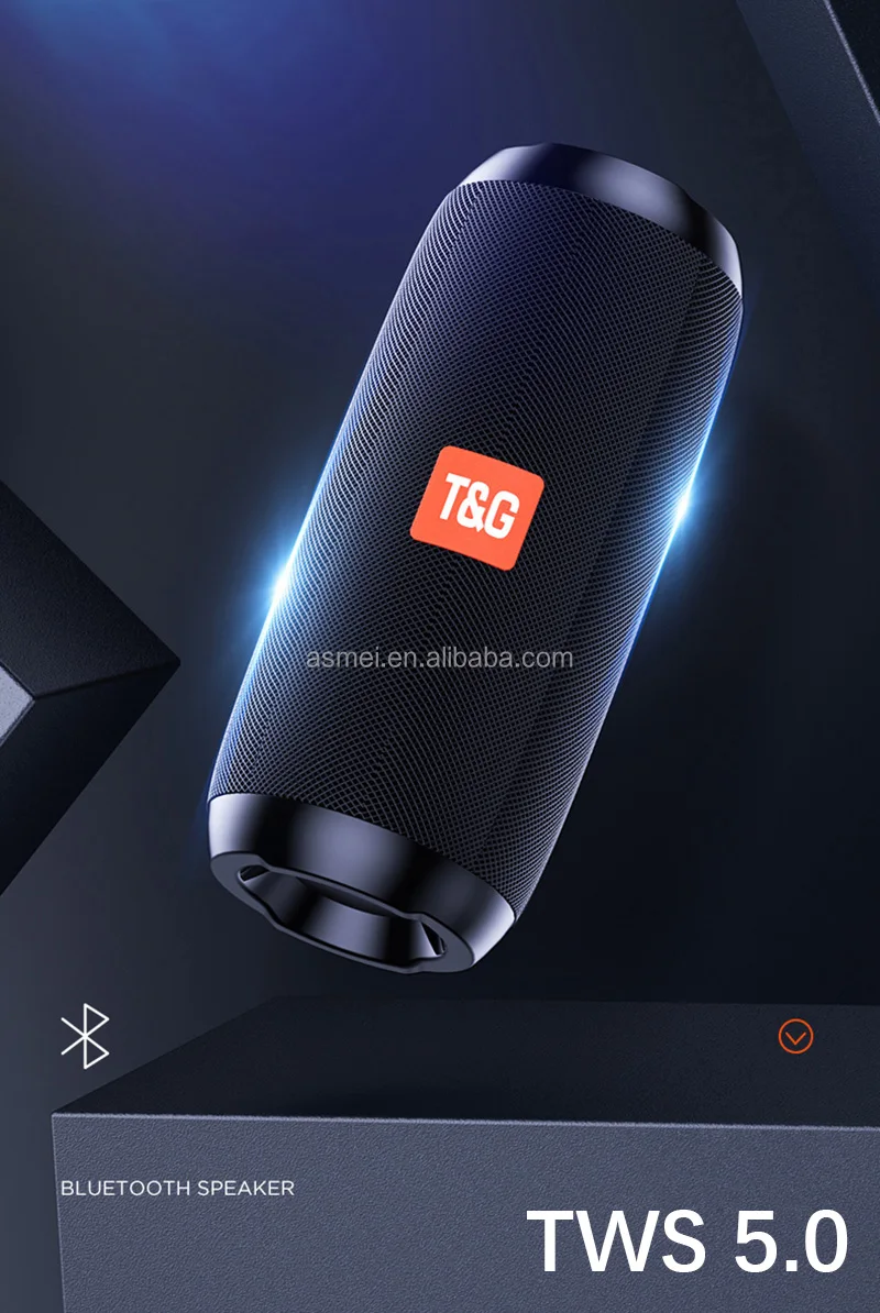 TG117 Mini BT Speaker Portable Wireless With TF card and FM Radio For Mobile Phone PK Loudspeaker TG113 - ANKUX.COM