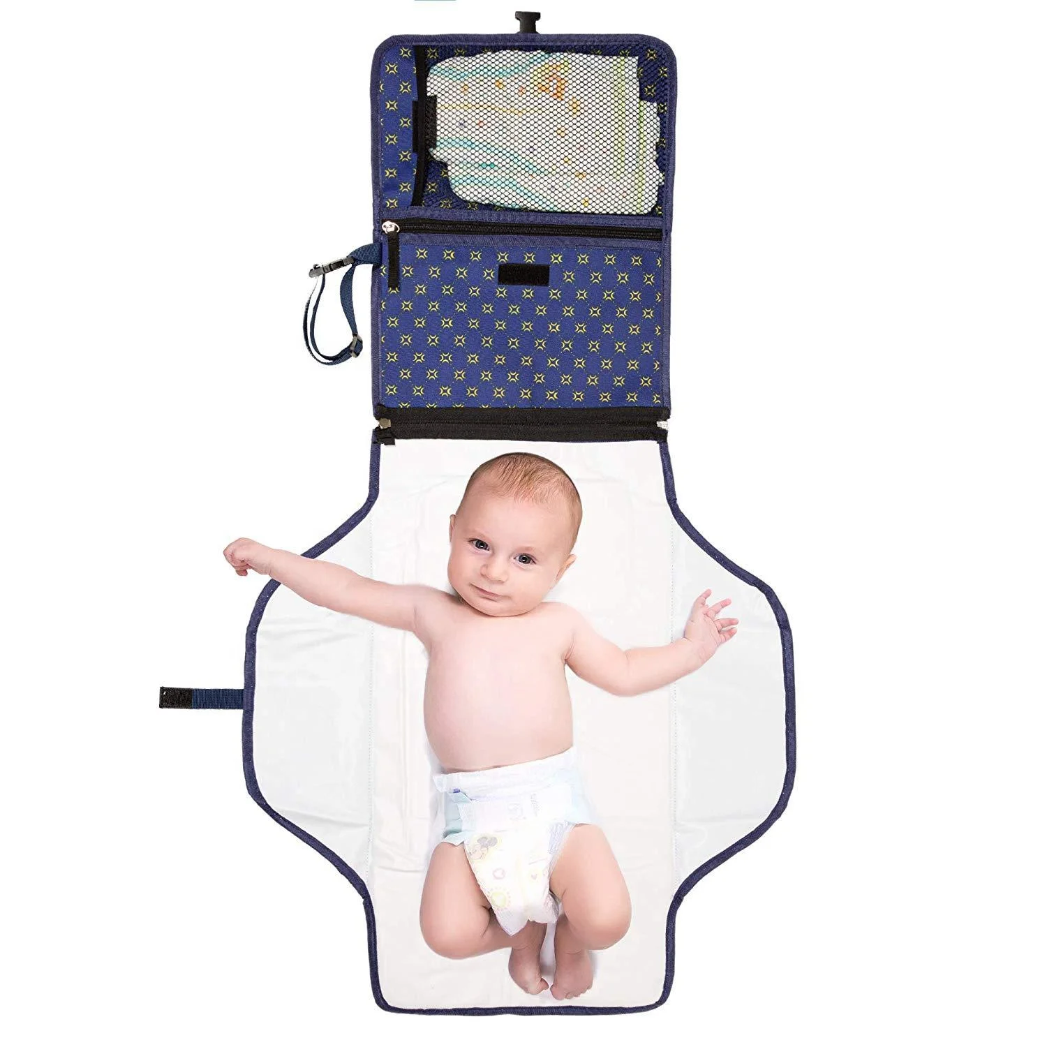 

Eco-friendly 600D Terylene Oxford Cloth Portable Waterproof Traveling Foldable baby Diaper Changing Mat, Multi color (customized color is acceptable)