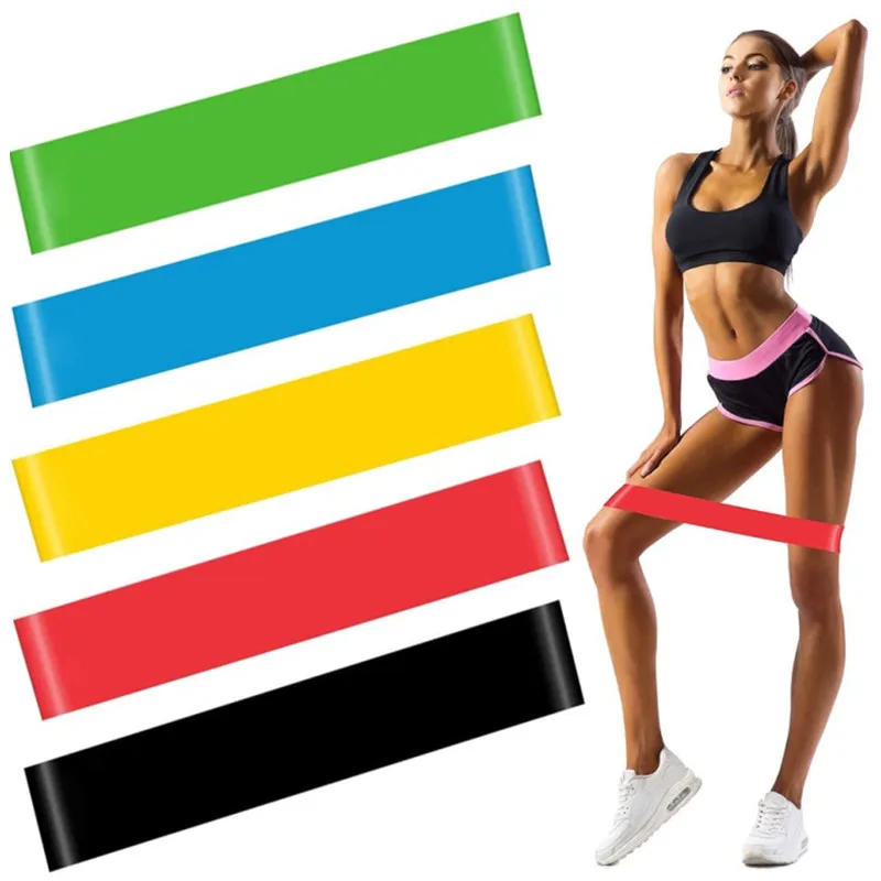 

2021 GEDENG 100% natural latex Non-Slip yoga fitness hip resistance band mini loop band resistance band, Customized color