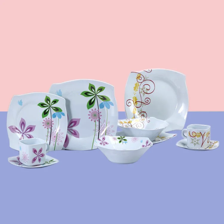 

Chinese Restaurant Non Toxic Plastic Melamine Dinnerware Sets, Customized