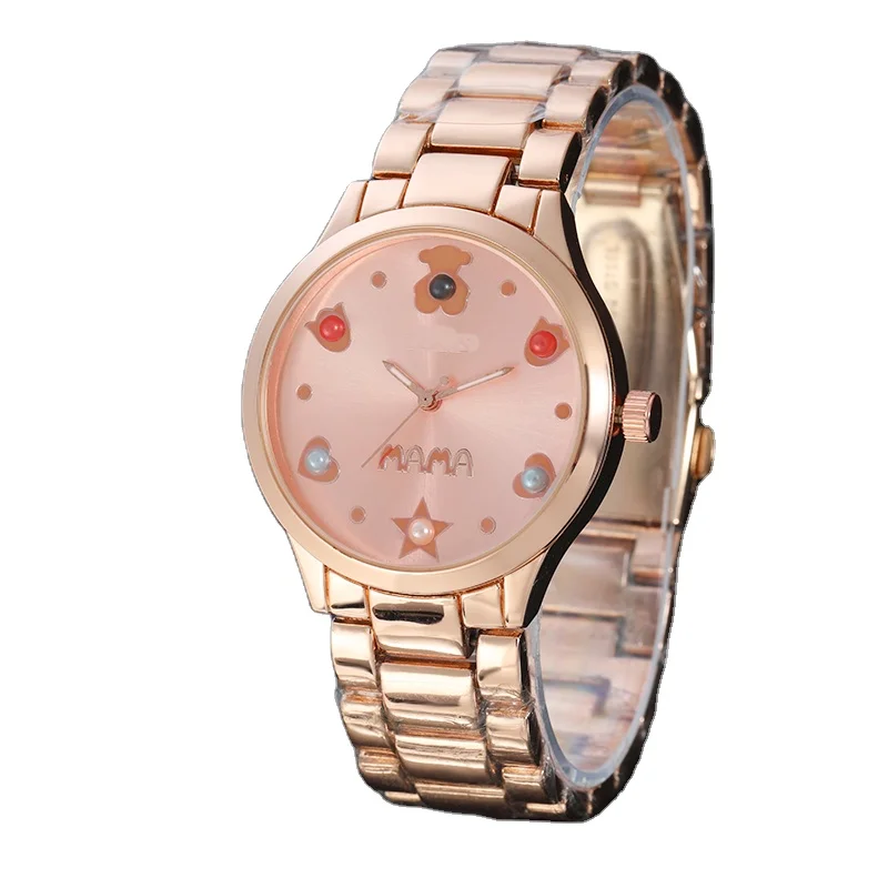 

TO Fashion woMen Casual Business Stainless Steel Waterproof Brand watch