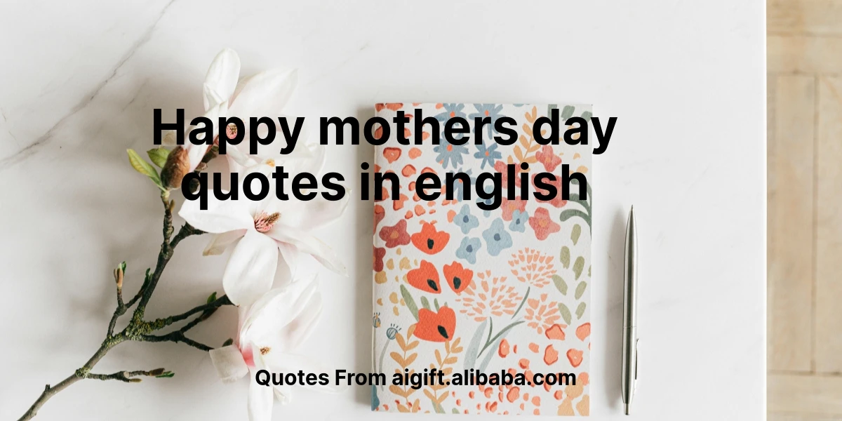 happy mothers day quotes in english