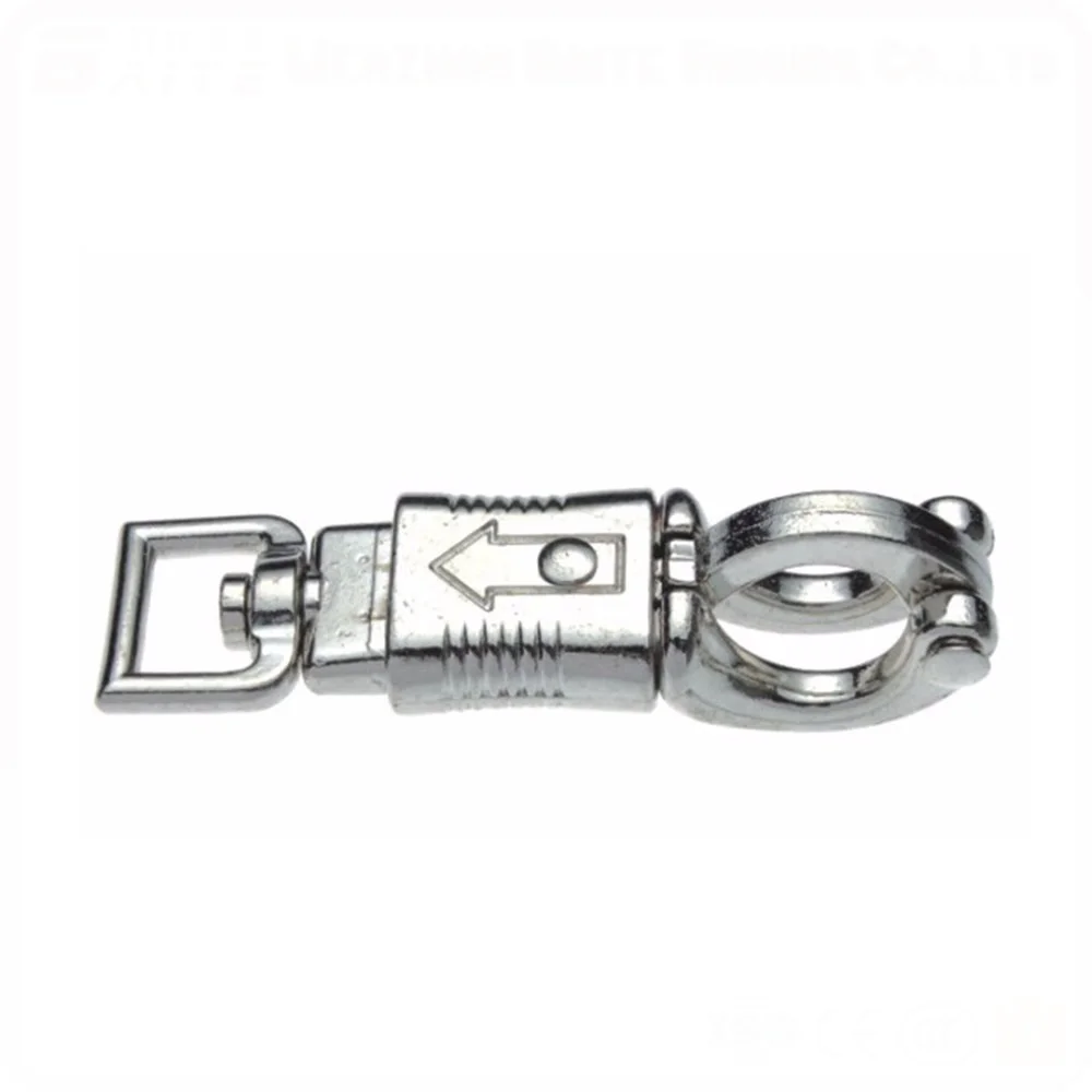 Fixed Double Wheel Panic Snap Hook,horse Head Carabiner,secure Locking Clip for Horse Quick Release Hooks