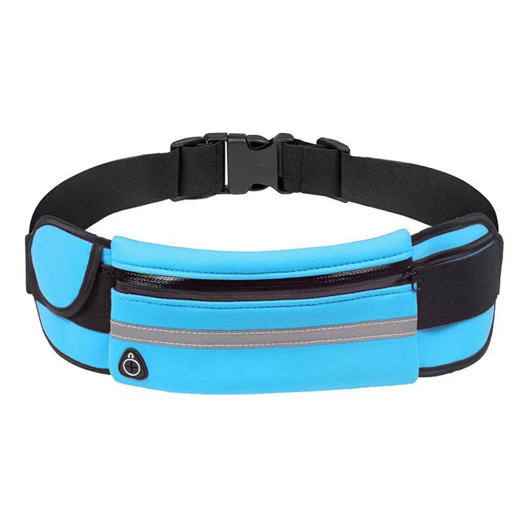 

New style sports running reflective waist bag popular fanny pack band waterproof carry bag, Rose/blue/orange/green/black