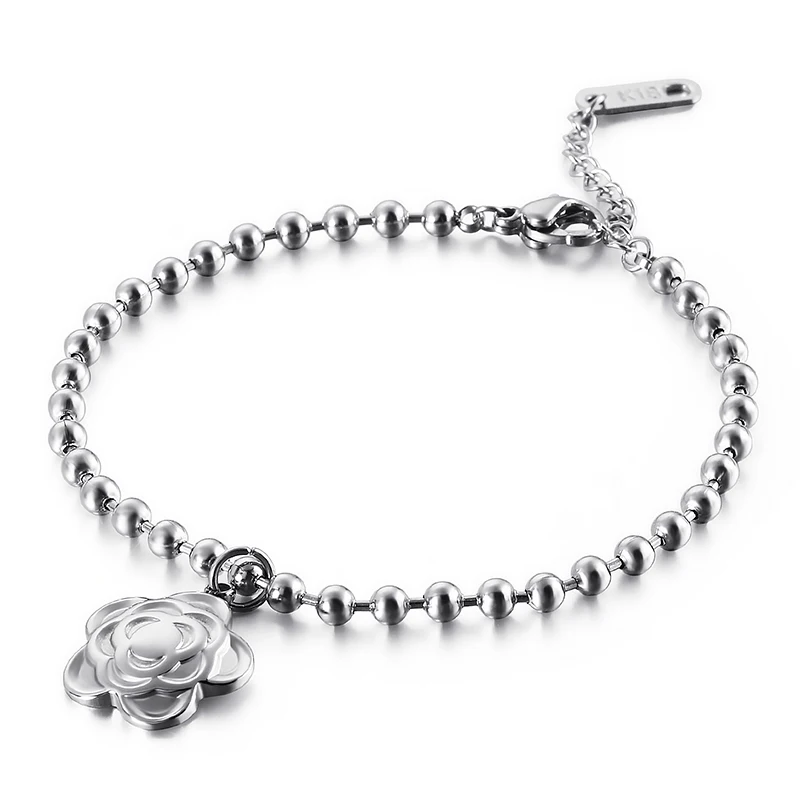

Fashion Simple Jewelry Bracelet Pendant Chain Link Stainless Steel Bracelet, Other