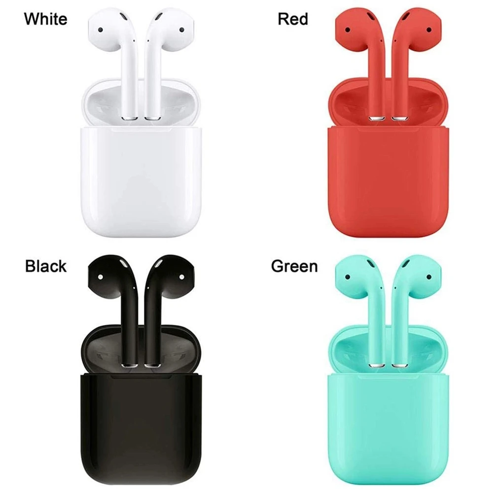 Customize Logo 2019 Handsfree Headphone i7s i9 i12 Tws Wireless Earphone Bt 5.0 True Bluetooth Earbuds Tws Stereo Wired Headset