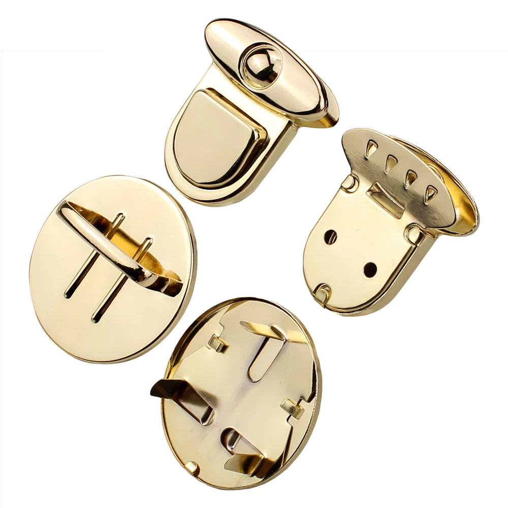 

Sizing  Round Metal Buckle Lock Hardware For Bags Shoulder Handbag DIY Craft Turn Locks Clasp Bag Locks, Silver, gold, gunmetal, antique brass