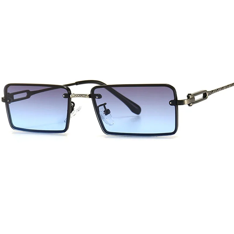 

wholesale unisex Metal square frame sun glasses vintage sunglasses custom logo