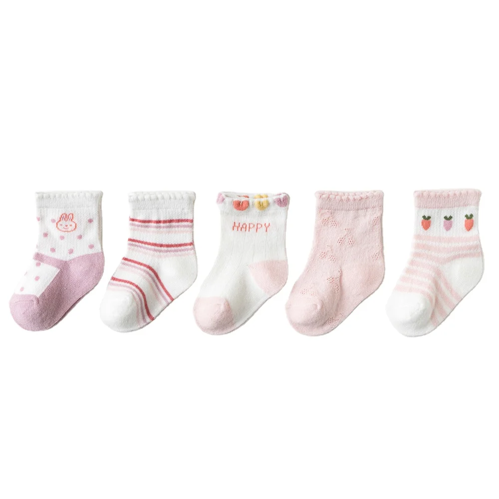 

MY-217 Good Quality Cute Knitted Baby socks Korean Tube Baby Suitable socks, Custom color