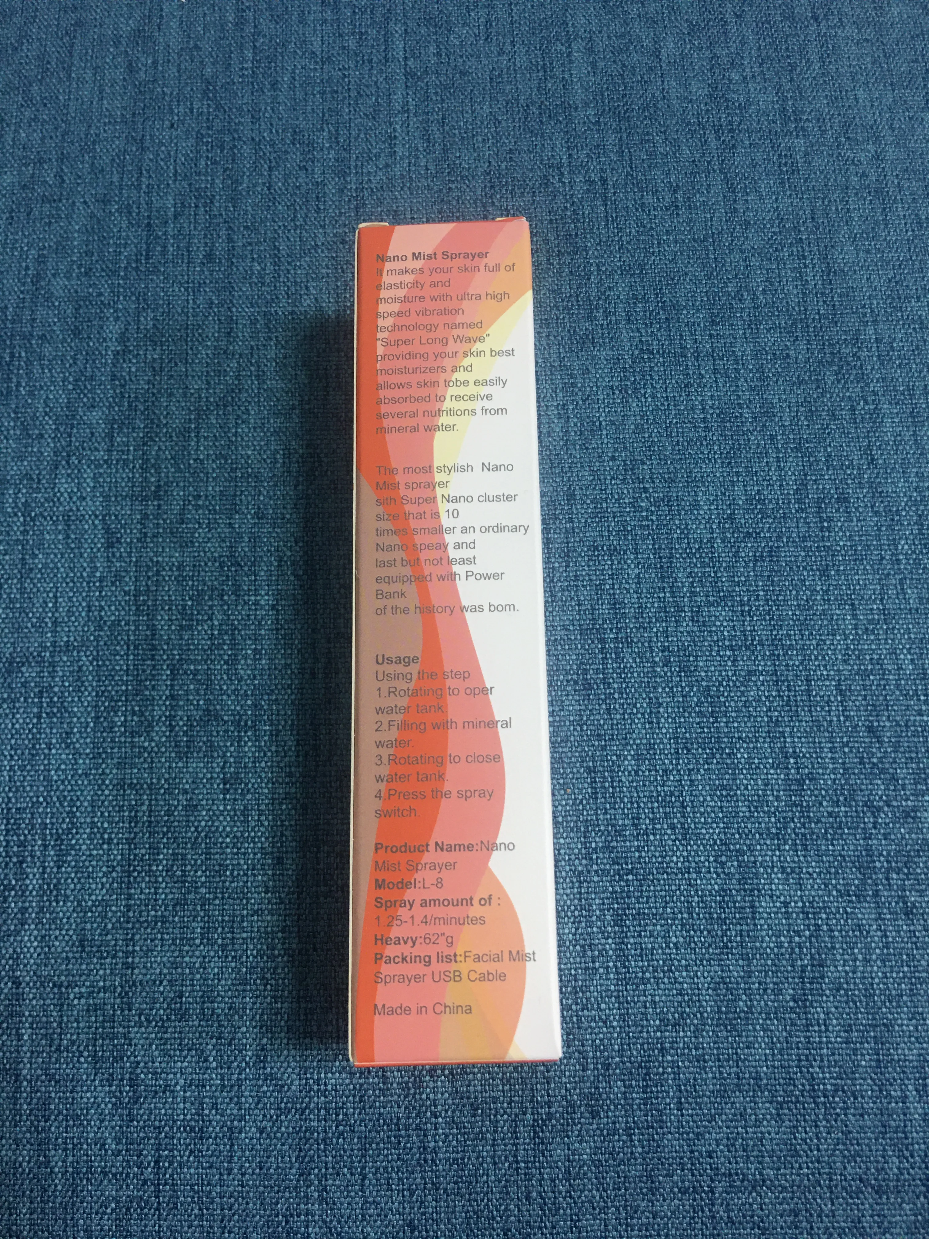 
2020 Hot Sales 30ML Handy Handheld Facial Steamer USB Water Milk Alcohol Automatic Portable Mini Nano Mist Sprayer 