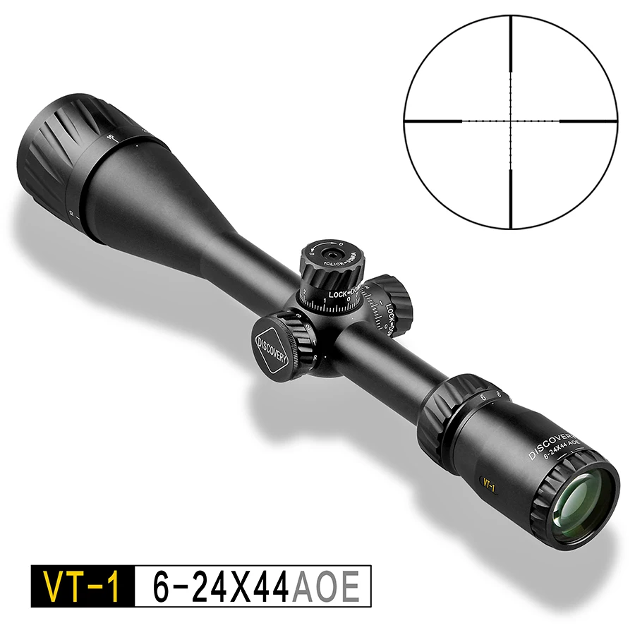 

Discovery Scope VT-1 6-24X44 AOE Tactical Optics Riflescope Hunting Rifle Scope Second focal plane