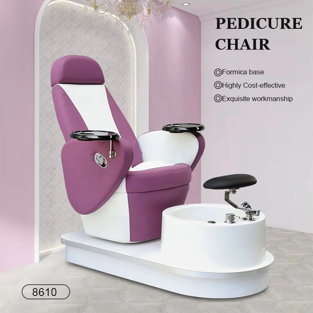 

Cheap Modern Luxury Beauty Nail Salon Furniture Reclining Pipeless Whirlpool Foot Spa Manicure Pedicure Chair for Sale, Variour colors avilable