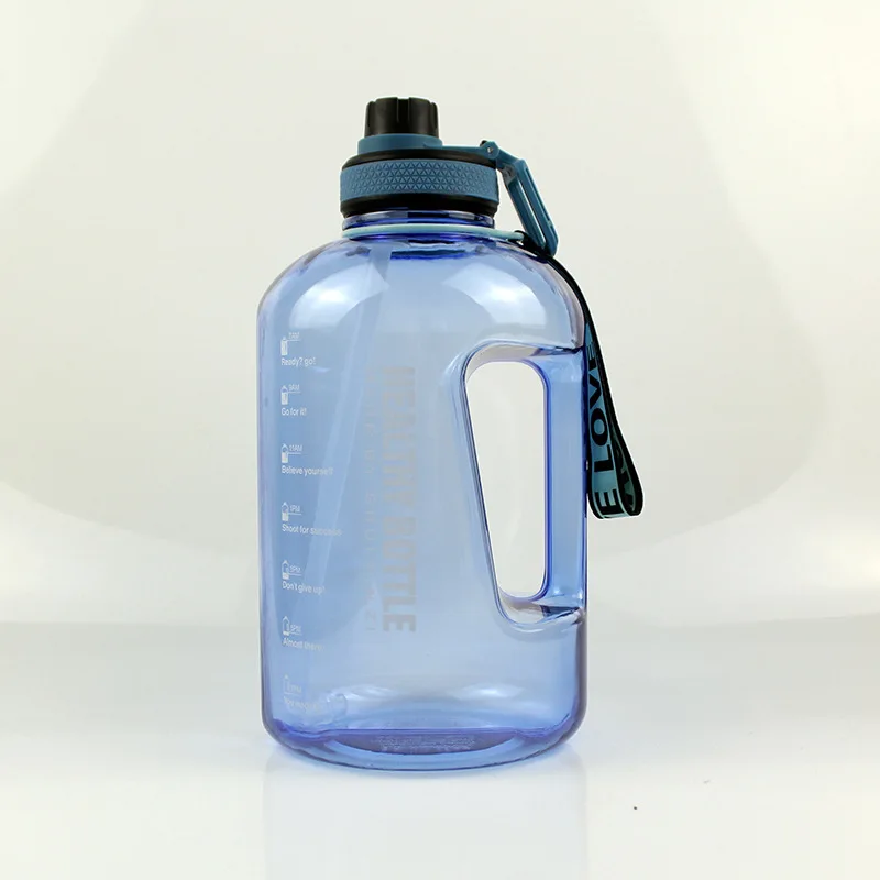 

Customized BPA Free 64oz Gallon Plastic Water Bottle PETG Custom Capacity Sports Drinking Jug 2.5Litres Water Bottles