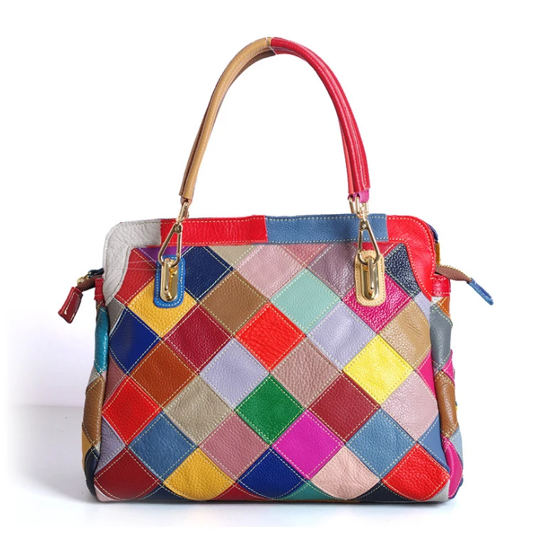 

Popular Fashion Designer Italian Genuine Leather Bags Oversized Women Purses Handbags